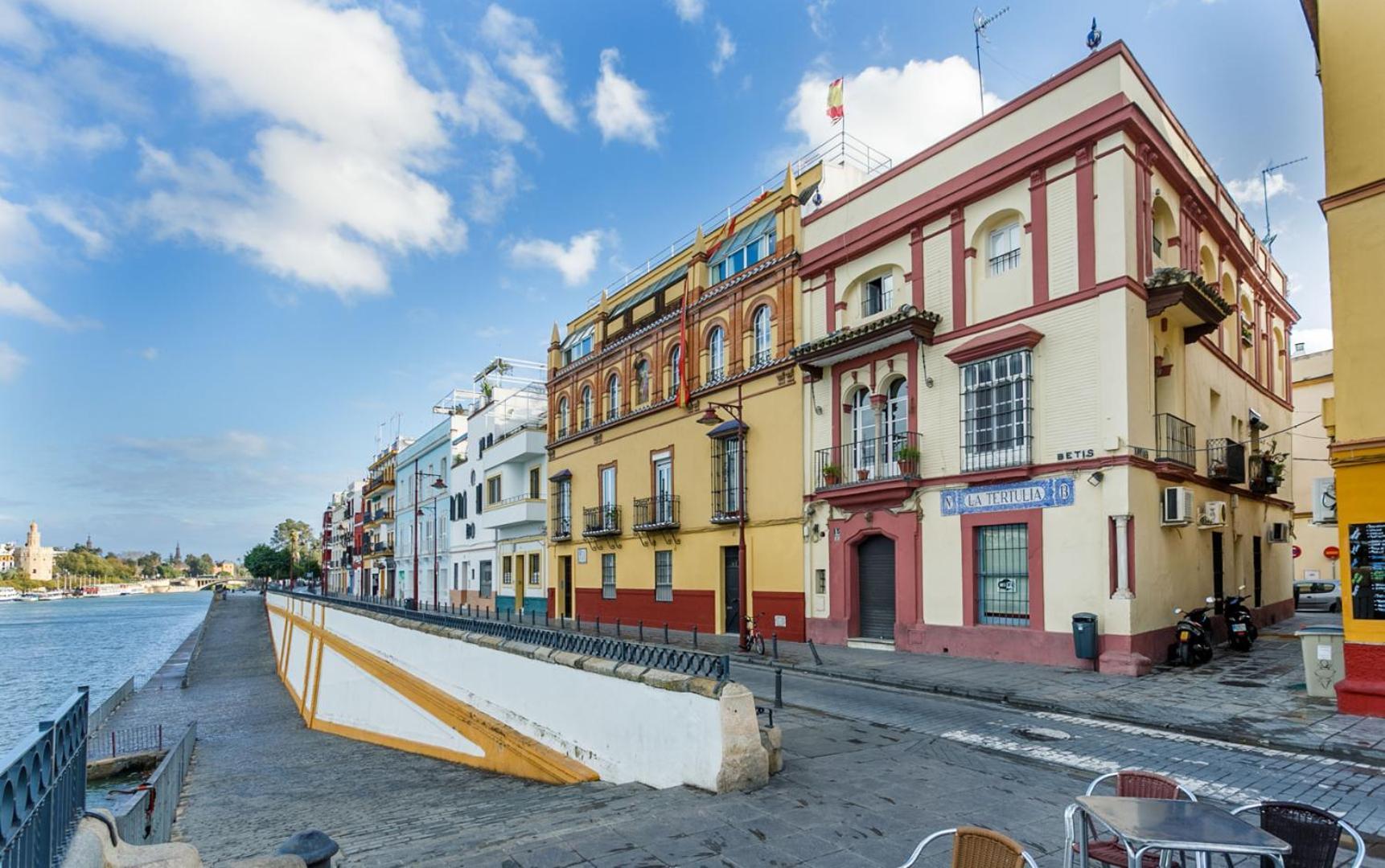 Sunterrace Loft-Triana'S Star, 10' From City Center! Seville Ngoại thất bức ảnh